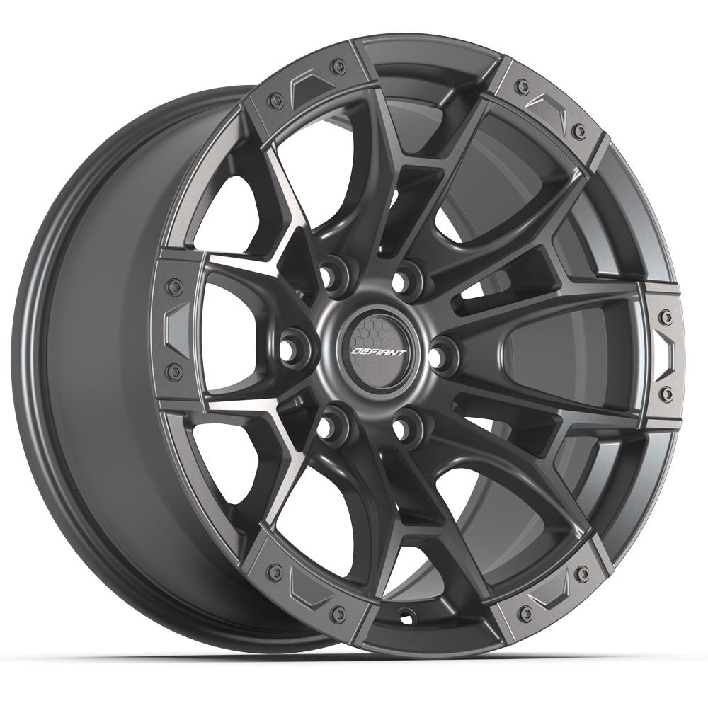 DF04 17x9 Dark Satin Charcoal WHEELS
