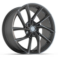 DF06 20x9 Dark Satin Charcoal WHEELS