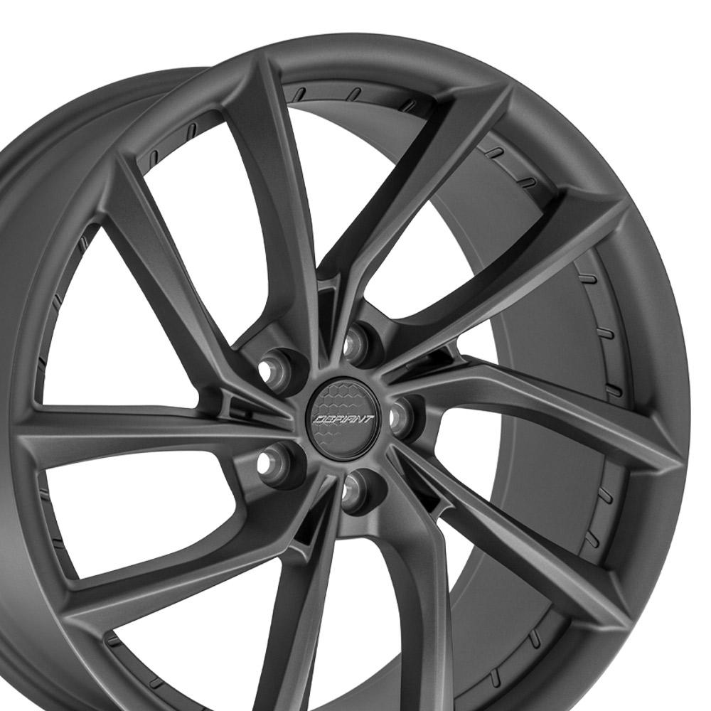 DF06 20x9 Dark Satin Charcoal WHEELS