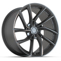 DF06 20x10 Dark Satin Charcoal WHEELS