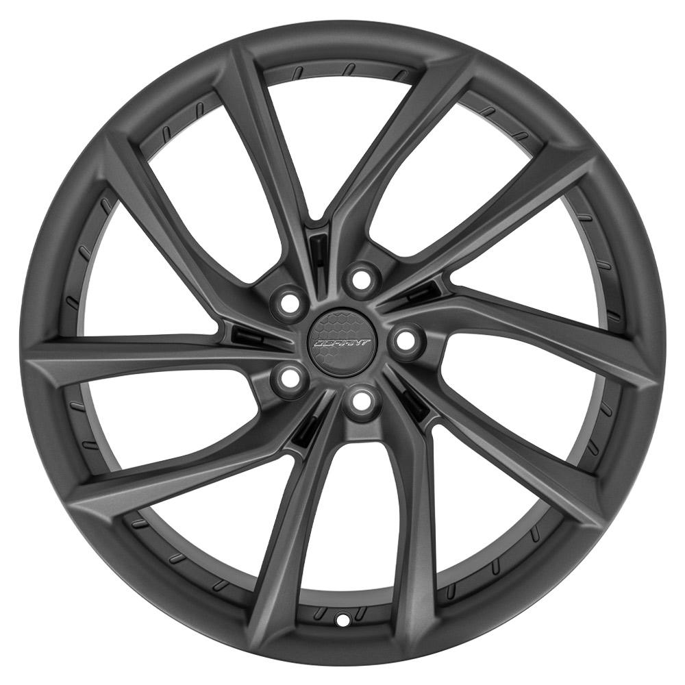 DF06 20x10 Dark Satin Charcoal WHEELS
