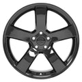 20" Replica DG12 fits Dodge Charger SRT Black