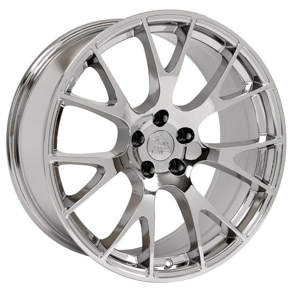 22" Replica DG69 fits Dodge RAM Hellcat Chrome