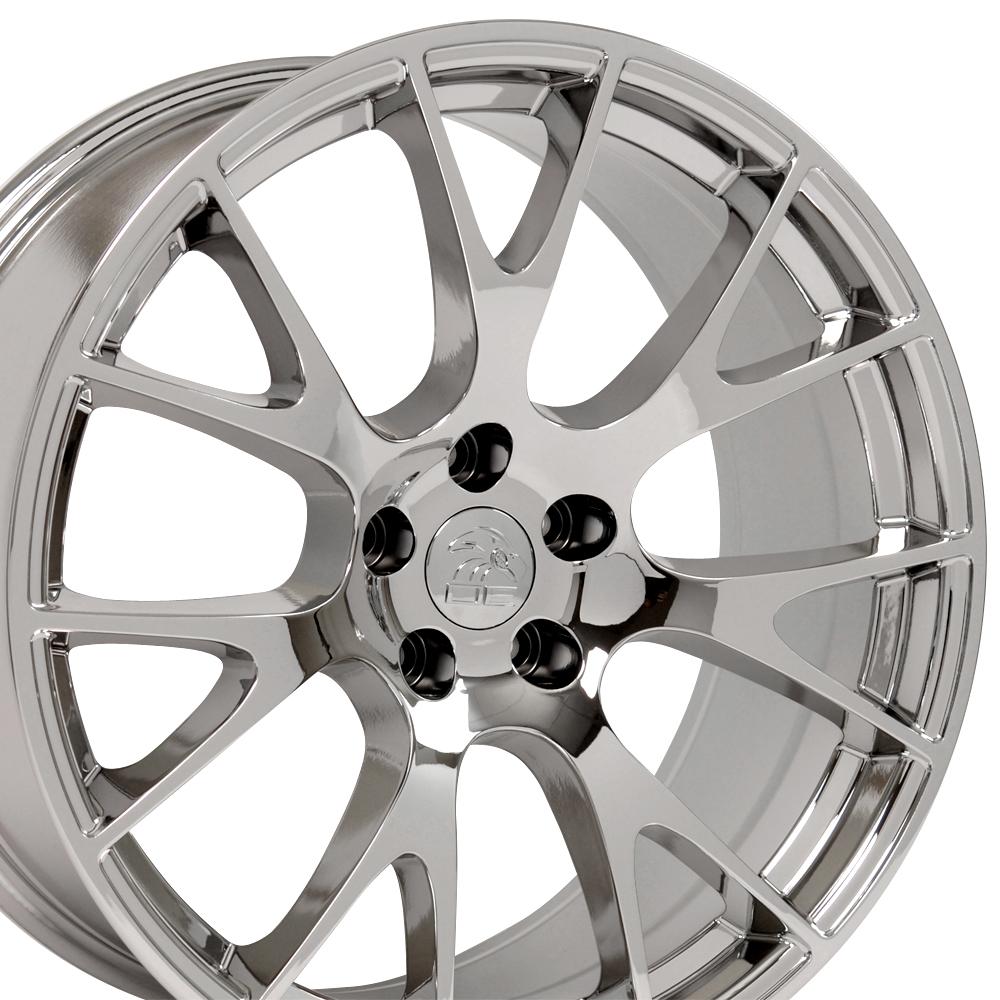 22" Replica DG69 fits Dodge RAM Hellcat Chrome