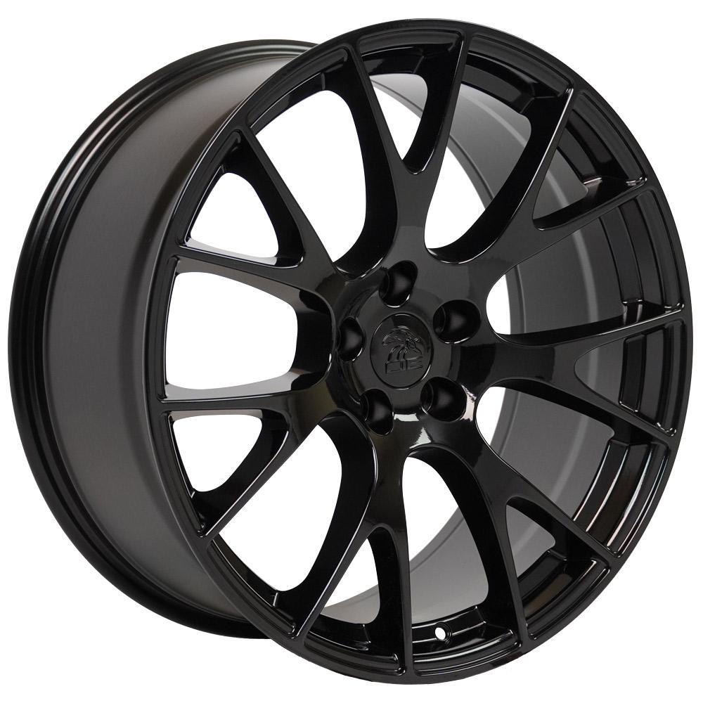 20" Replica DG15 fits Dodge Hellcat Black