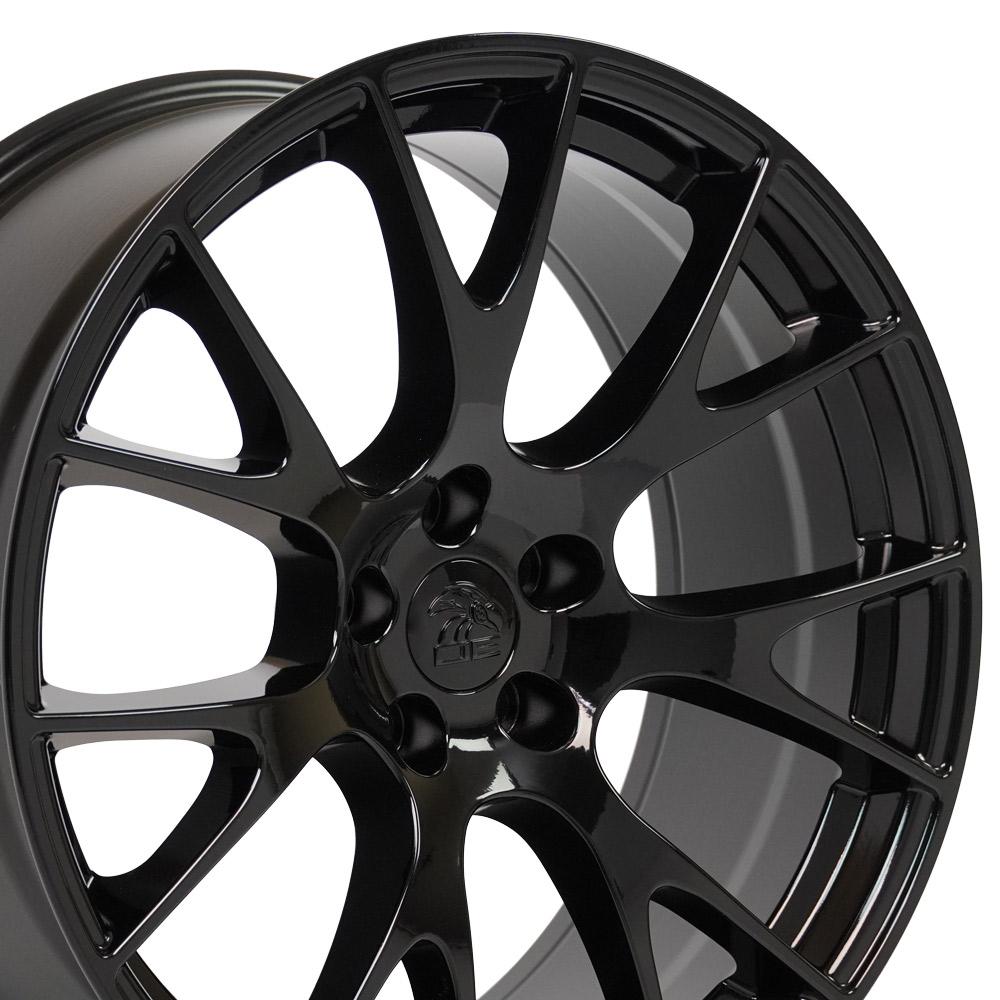 22" Replica DG15 fits Dodge Hellcat Black