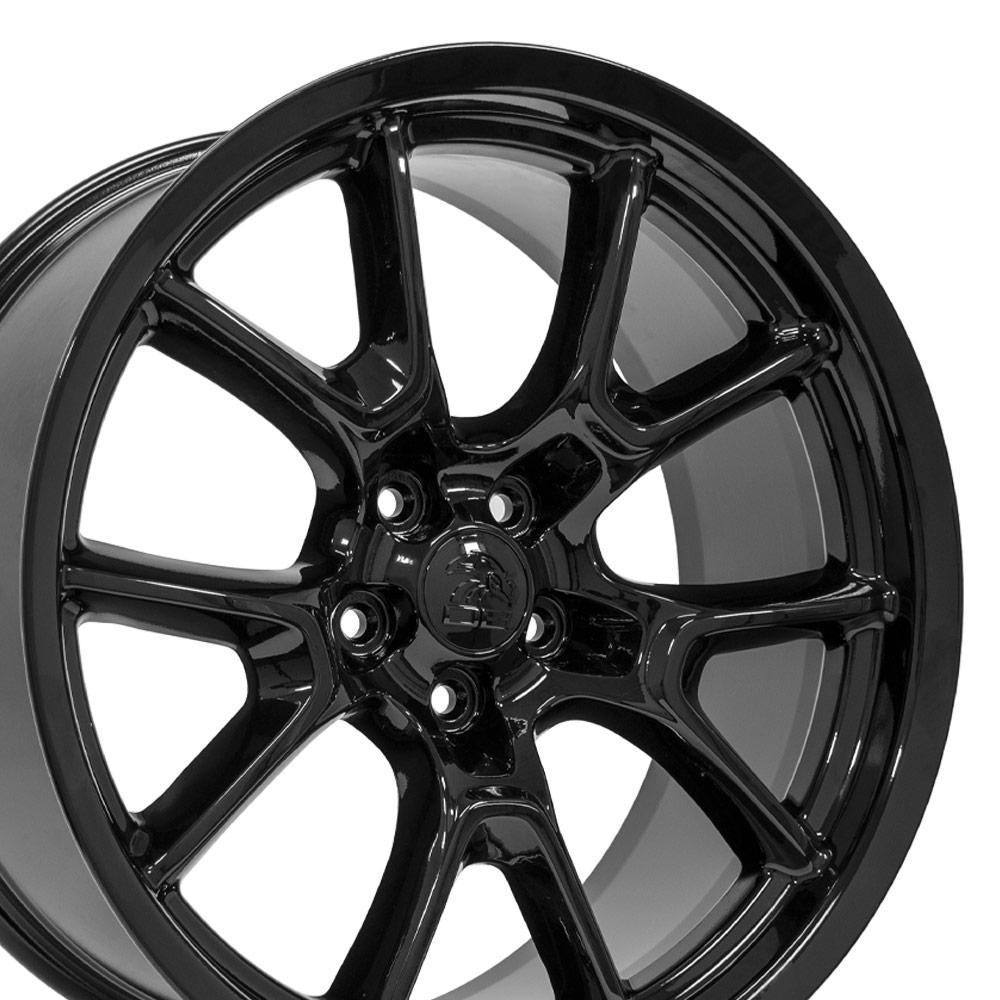 20" Replica DG21 fits Dodge Challenger Gloss Black