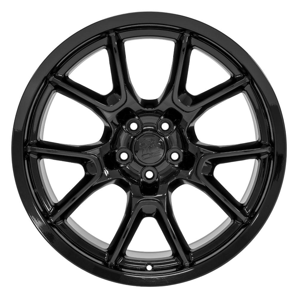 20" Replica DG21 fits Dodge Challenger Gloss Black