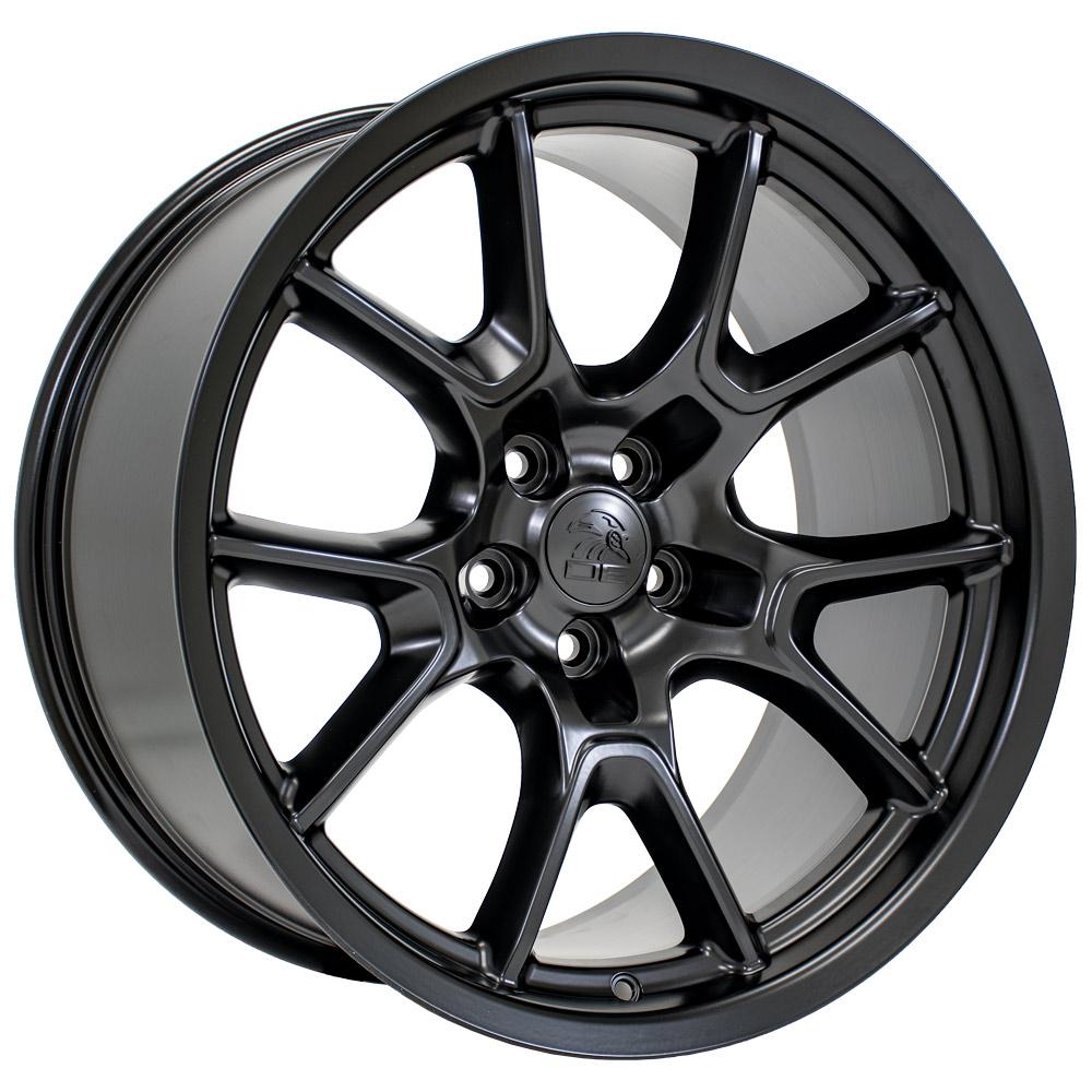 20" Replica DG21 fits Dodge Challenger Satin Black