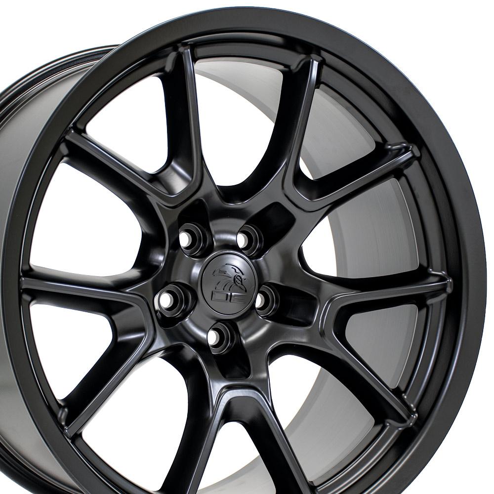 20" Replica DG21 fits Dodge Challenger Satin Black