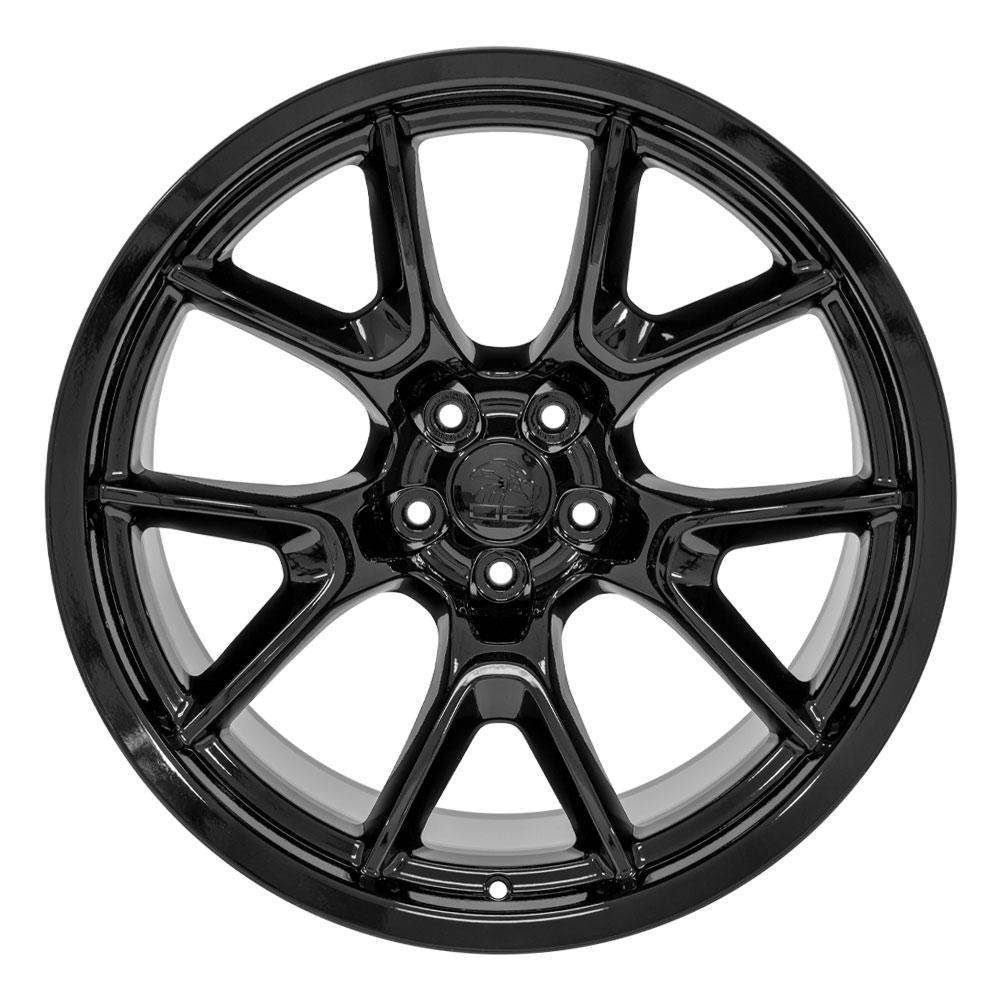 20" Replica DG21 fits Dodge Challenger Gloss Black