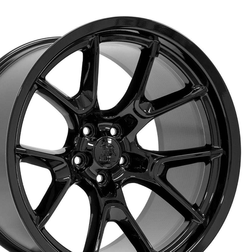 20" Replica DG21 fits Dodge Challenger Gloss Black