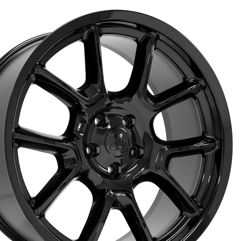 22" Replica Wheel fits Ram 1500 - DG21 Black