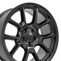 22" Replica Wheel fits Jeep Grand Cherokee - DG21 Satin Black