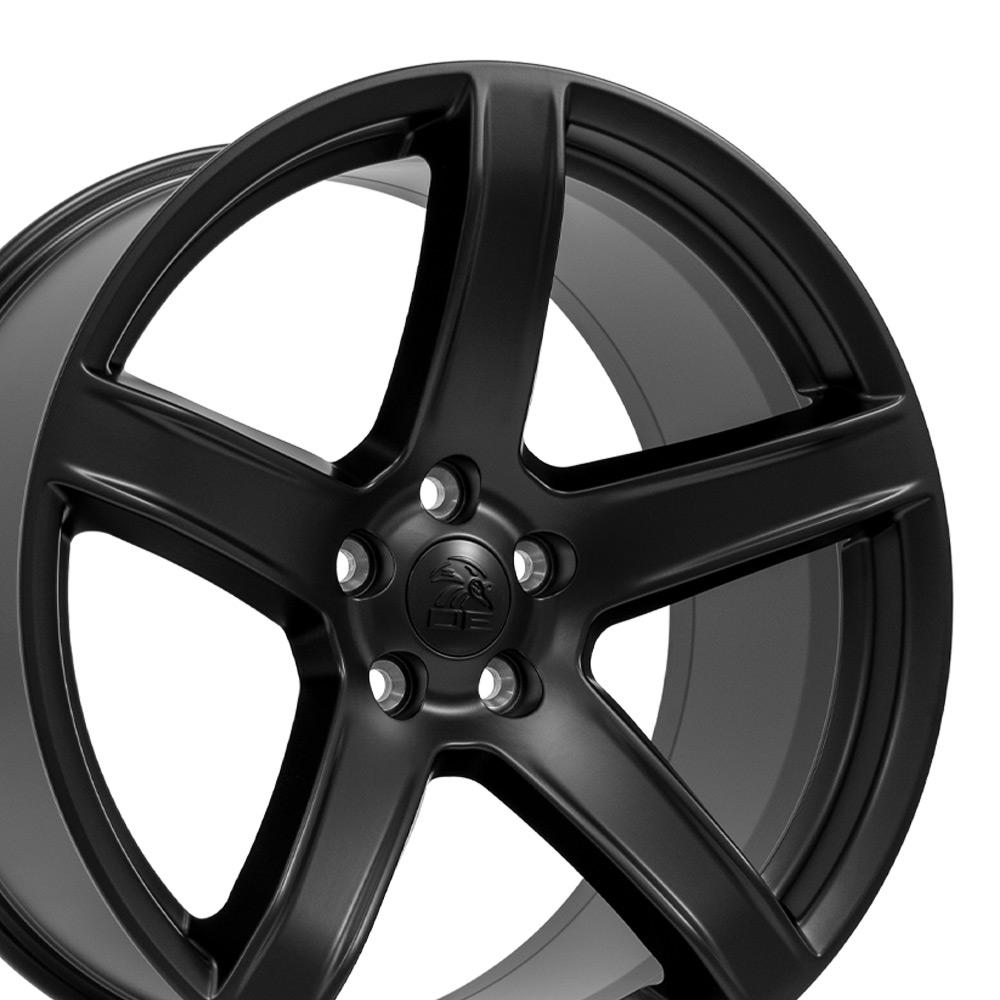 20" Replica DG22 fits Dodge Challenger Satin Black