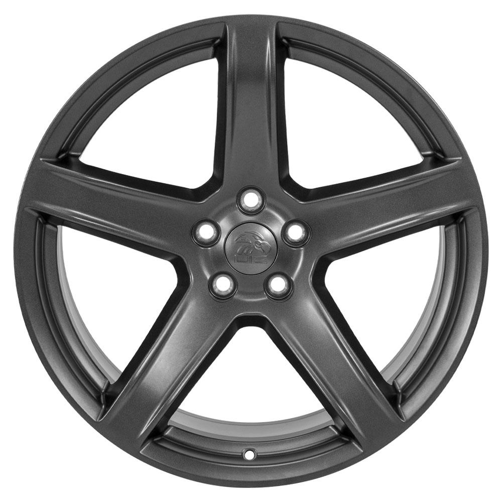 20" Replica DG22 fits Dodge Challenger Satin Gunmetal