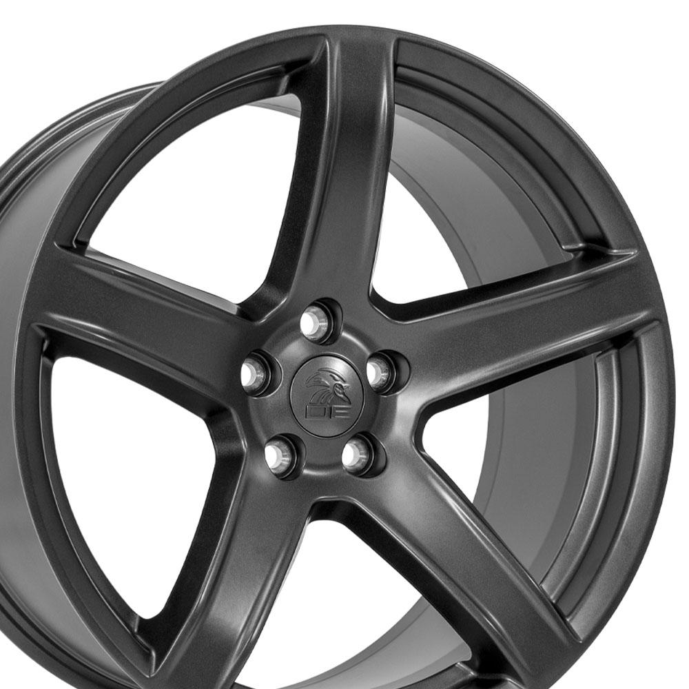 20" Replica DG22 fits Dodge Challenger Satin Gunmetal