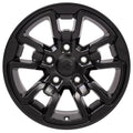 17" Replica DG55 fits Dodge RAM Rebel Black