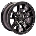 17" Replica DG55 fits Dodge RAM Rebel Black