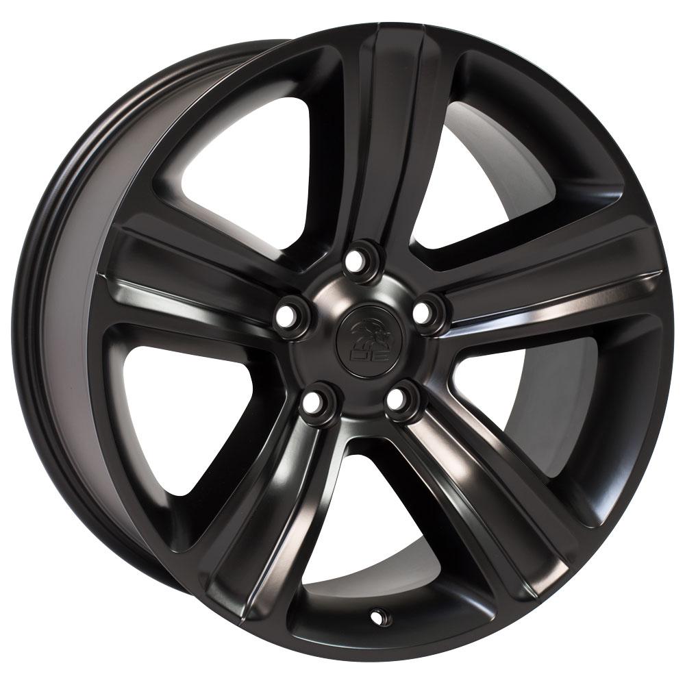 20" Replica DG65 fits Dodge RAM Black