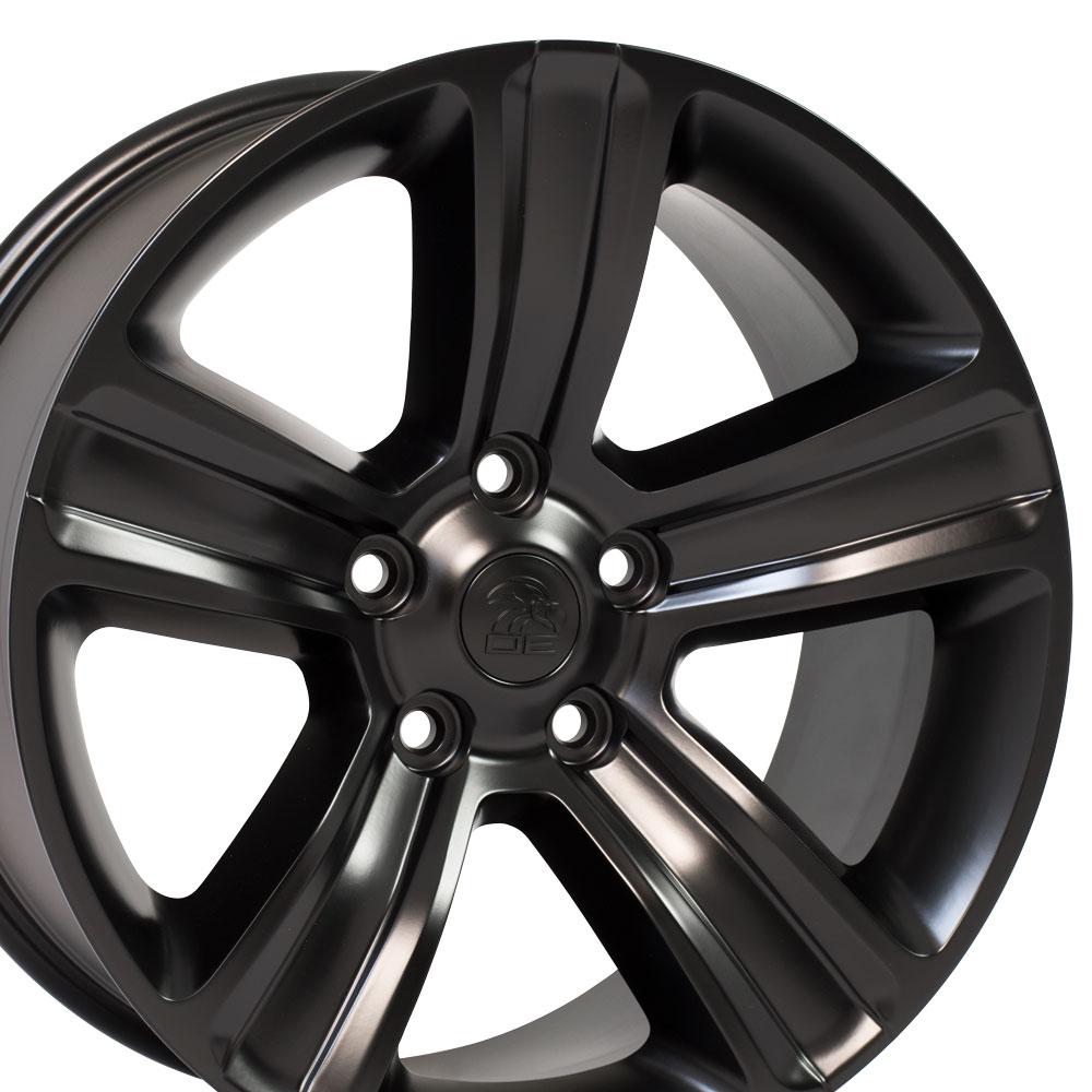 20" Replica DG65 fits Dodge RAM Black