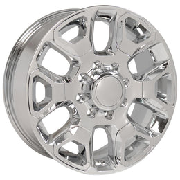 DG66 20x8 Chrome with Chrome Insert WHEELS