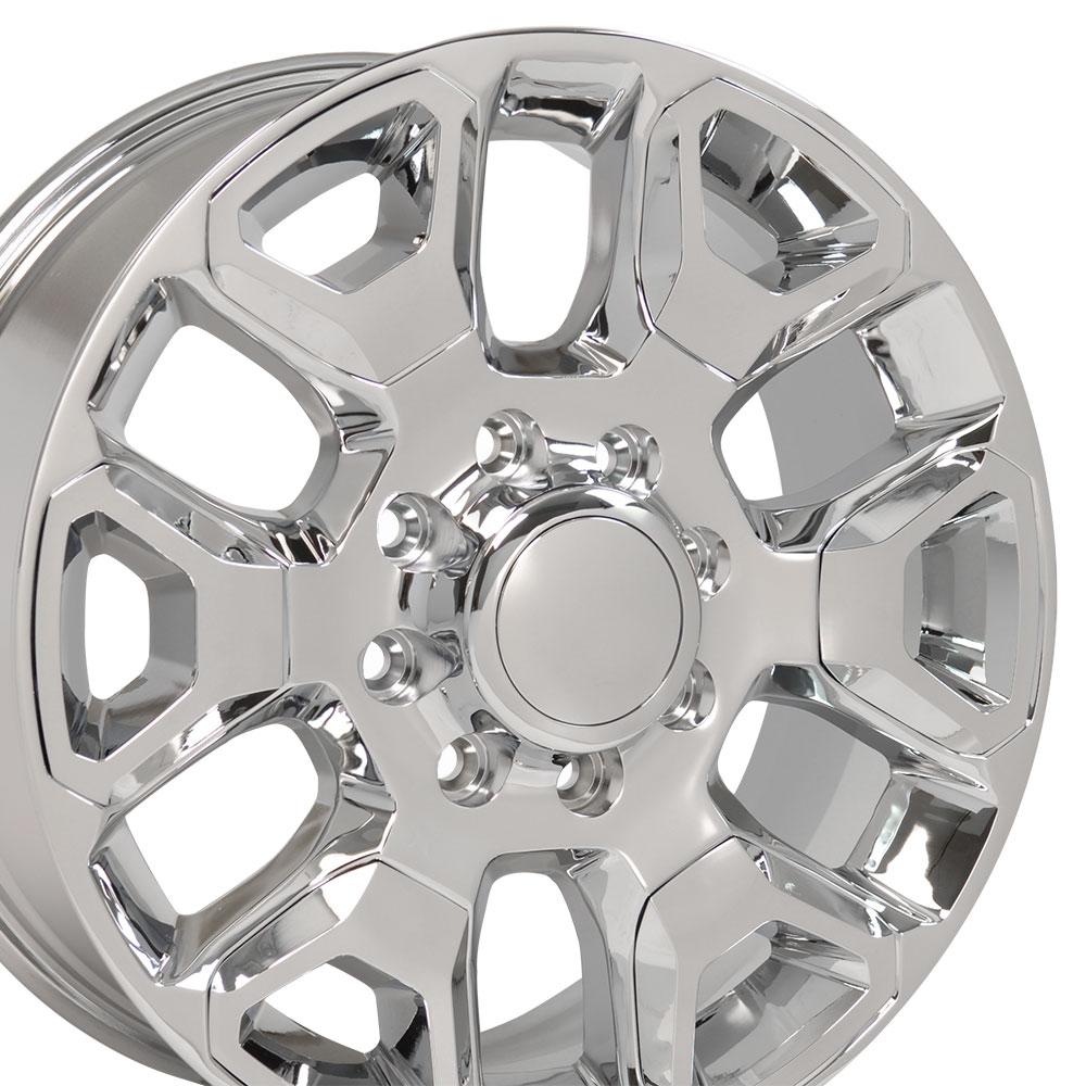 DG66 20x8 Chrome with Chrome Insert WHEELS