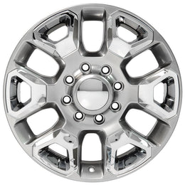 DG66 20x8 Hyper Silver with Chrome WHEELS