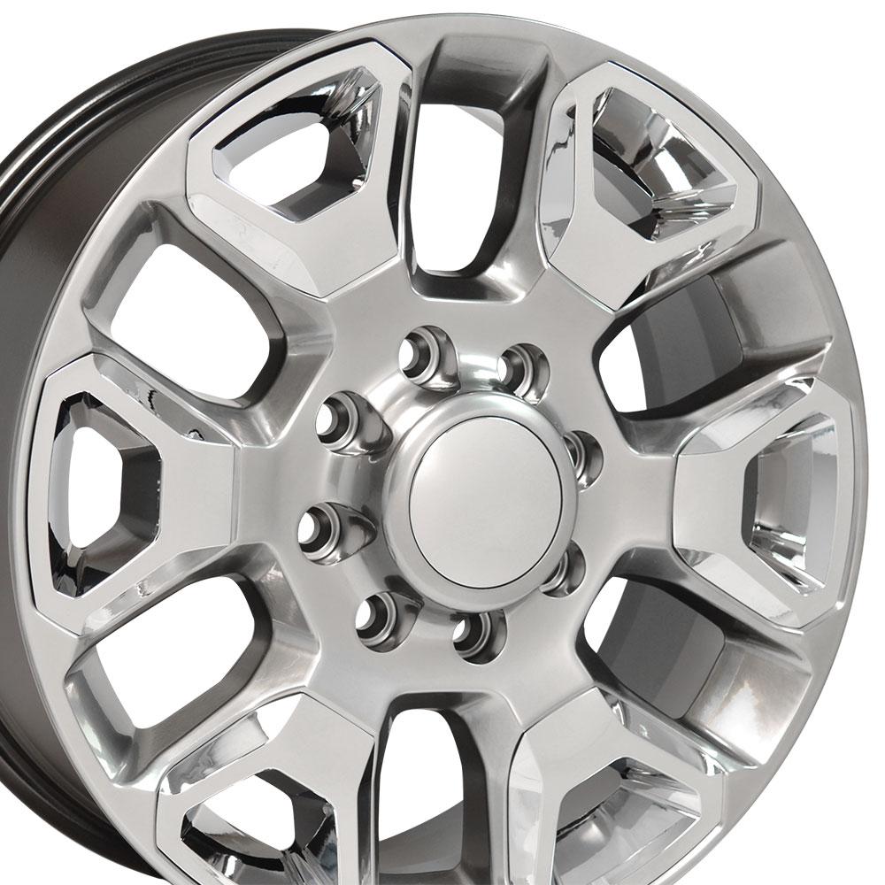 DG66 20x8 Hyper Silver with Chrome WHEELS