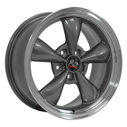 FR01 17x8 Anthracite with Machined Lip WHEELS