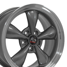 FR01 17x9 Anthracite with Machined Lip WHEELS