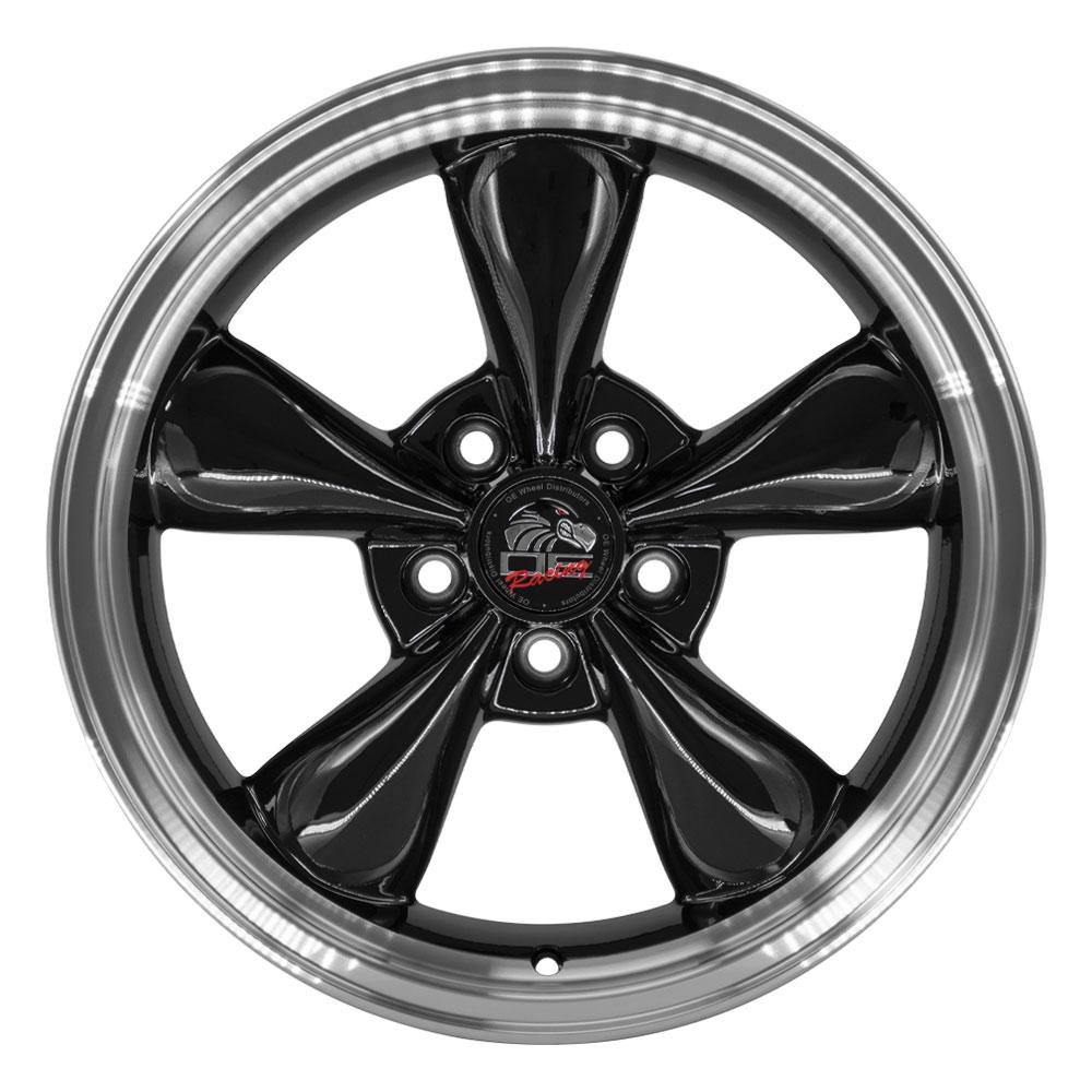 17" Replica FR01 fits Ford Mustang Bullitt Black