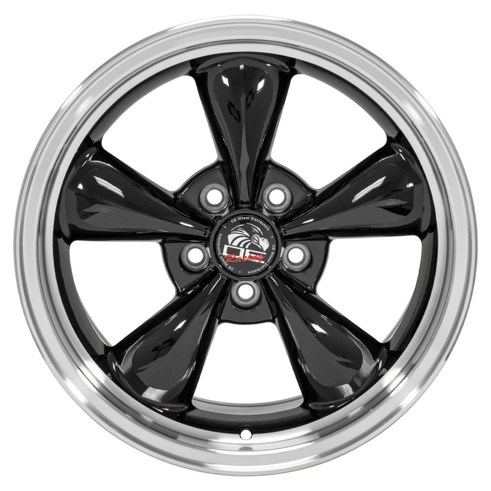 17" Replica FR01 fits Ford Mustang Bullitt Black