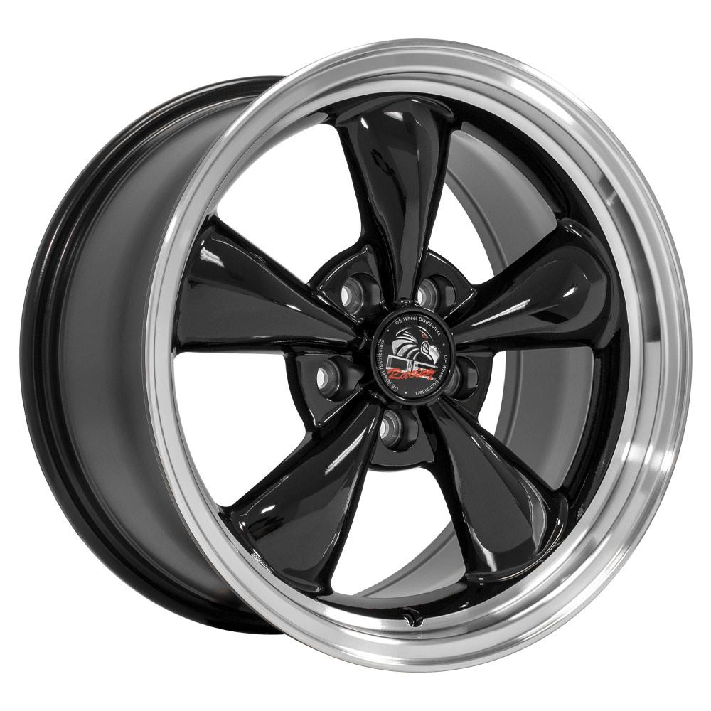 17" Replica FR01 fits Ford Mustang Bullitt Black