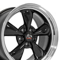 17" Replica FR01 fits Ford Mustang Bullitt Black