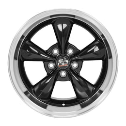 FR01 17x10.5 Black with Machined Lip WHEELS