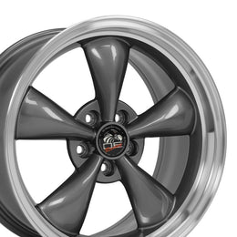 FR01 18x9 Anthracite with Machined Lip WHEELS