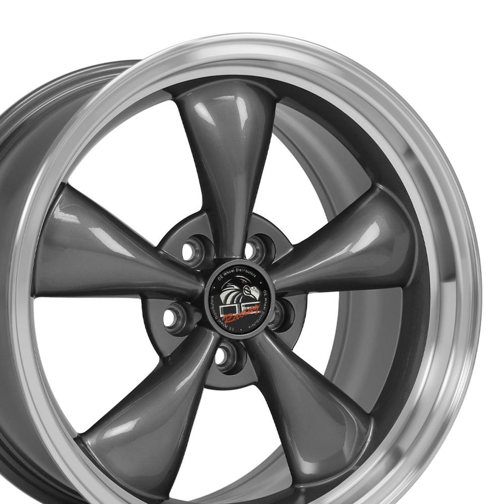 18" Replica FR01 fits Ford Mustang Bullitt Gunmetal