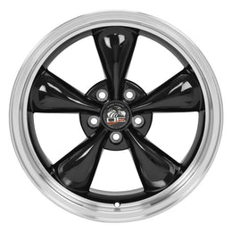 FR01 18x9 Black with Machined Lip WHEELS