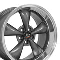 18" Replica FR01 fits Ford Mustang Bullitt Gunmetal
