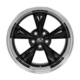 FR01 18x10 Black with Machined Lip WHEELS