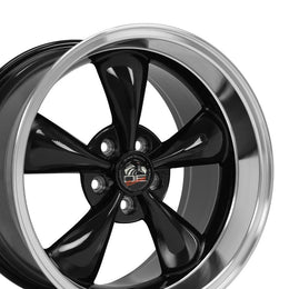 FR01 18x10 Black with Machined Lip WHEELS