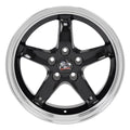 17" Replica FR04 fits Ford Mustang Cobra Black