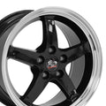 17" Replica FR04 fits Ford Mustang Cobra Black