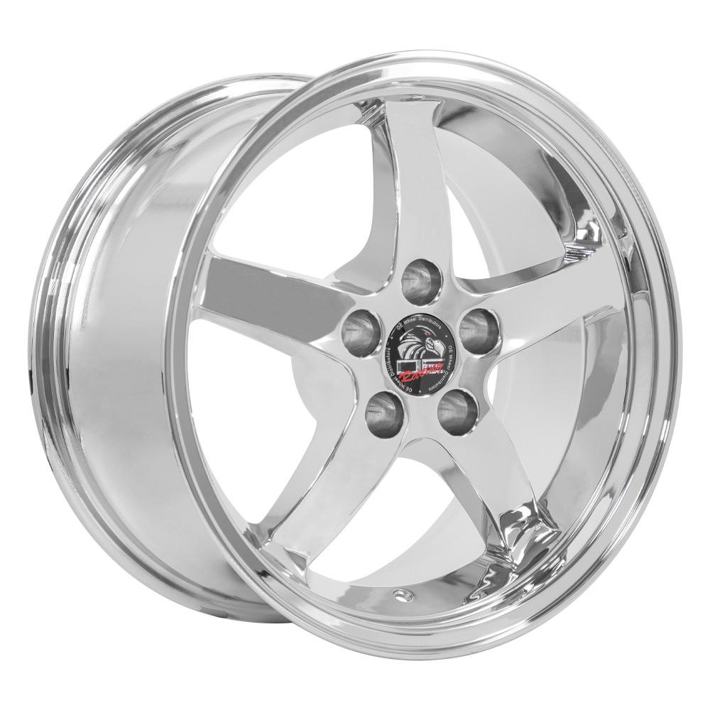 17" Replica FR04 fits Ford Mustang Cobra Chrome
