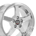 17" Replica FR04 fits Ford Mustang Cobra Chrome