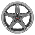 17" Replica FR04 fits Ford Mustang Cobra Gunmetal