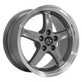 17" Replica FR04 fits Ford Mustang Cobra Gunmetal