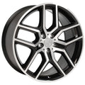 20" Replica FR73 fits Ford Explorer Black Mach'd