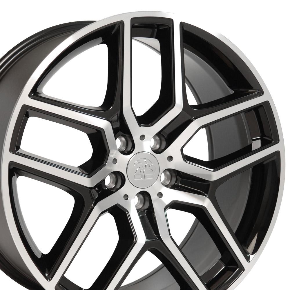 20" Replica FR73 fits Ford Explorer Black Mach'd